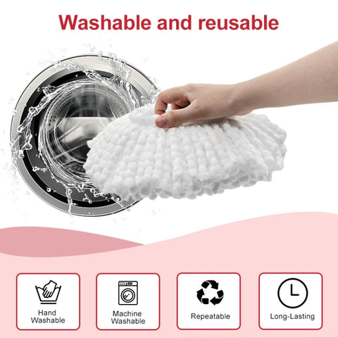 For Vileda / O-Cedar EasyWring Spin Mop Replacement Pad Microfiber Rag