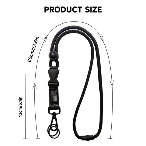 Heavy Duty Badge ID Lanyard Buckle Student Teacher Doctor Hook
