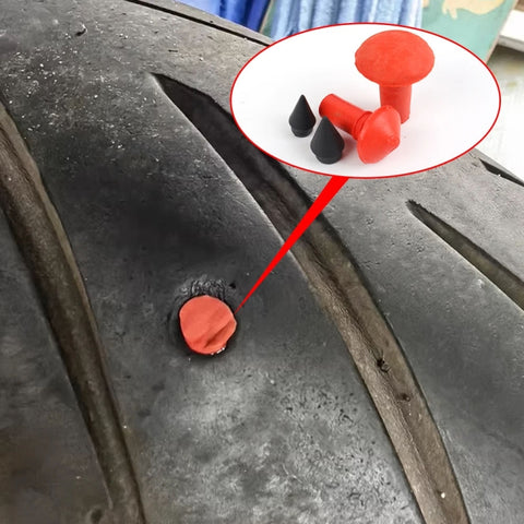 Motorcycle Electric Vehicle Tire Repair Rubber Mushroom Nail Tire Repair Tools, 90pairs /Pack S, 90pairs /Pack L