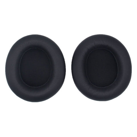 1pair For SteelSeries Arctis Nova 3 / 5 / 7 / Pro Wired Headphone Sponge Cover, Black Leather, Black Pattern, Gray Net
