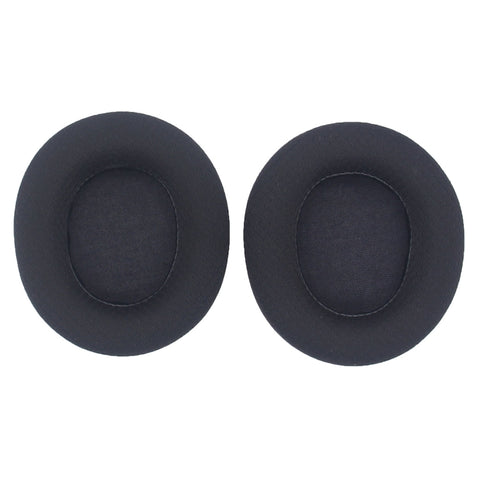 1pair For SteelSeries Arctis Nova 3 / 5 / 7 / Pro Wired Headphone Sponge Cover, Black Leather, Black Pattern, Gray Net