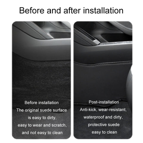 For Tesla Center Console Side Anti-kick Protective Pad, For 2024 Model 3 Driver Passenger Inner Side TPE, For 2024 Model 3 Driver Passenger Inner Side Leather, For 2024 Model 3 Rear Row TPE, For Model 3 Center Console Sides TPE                         ...