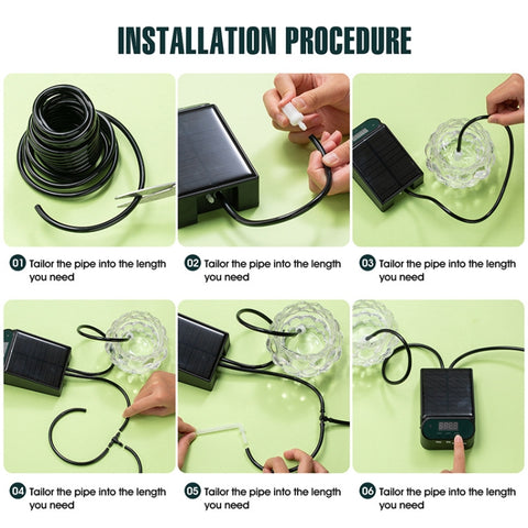 Smart Automatic Solar Timed Wireless Controlled Watering Device