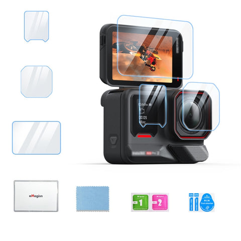 For Insta360 Ace Pro 2 aMagisn Tempered Glass Screen Protector, 1 Set, 2 Sets