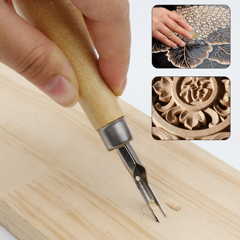 7pcs /Set Wood Handle Carving Knife Tool Art Combination Set, Carving Knife Tool