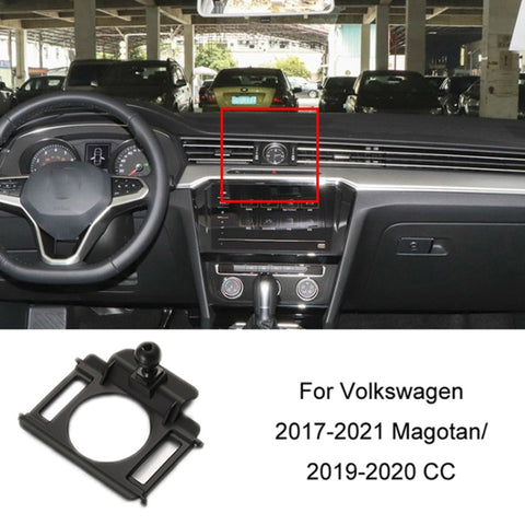 For Volkswagen Left-Hand Drive Car Air Outlet Modified Mobile Phone Holder Base, 05-13 Touran, 08-12 Lavida, 08-12 Bora, 09-13 Golf 6, 11-15 Passat, 11-18 POLO, 11-18 Touareg, 17-21 Magotan/19-20 CC, 14-20 Golf, 12-14 Sagitar, 12-14 Magotan            ...