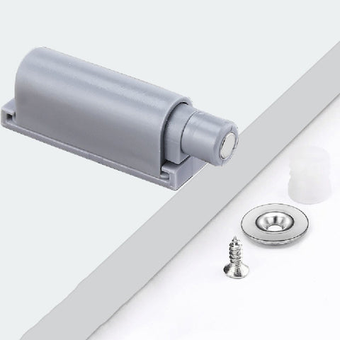 Home Cabinet Door No Pull Handle Thick And Short Magnetic Bouncer, 2sets