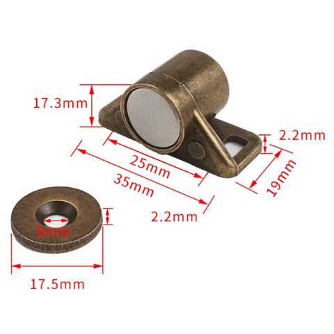 Household Cabinet Door Magnetic Suction Buckle Bumper Ball Adhesive Coupler