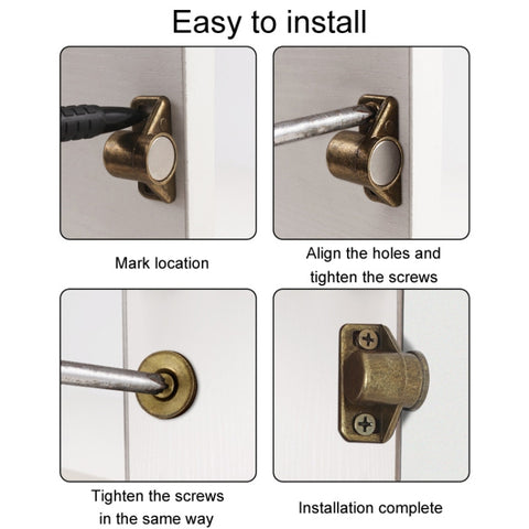 Household Cabinet Door Magnetic Suction Buckle Bumper Ball Adhesive Coupler