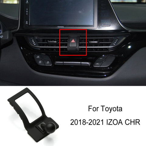 For Toyota Car Air Outlet Phone Holder Base, 04-11 Corolla Left Driving, 05-09 Reiz Left Driving, 06-11 Camry Left Driving, 07-11 Tundra Left Driving, 07-13 Corolla Left Driving, 07-17 Land Cruiser For Left & Right, 09-12 RAV4 Left Driving             ...