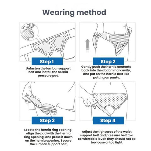 Adult Hernia Belt Groin Protection Belt, M, L, XL