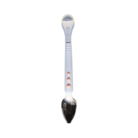 Multi-function Double-head Baby Food Spoon Baby Tableware Fruit Scraper Spoon
