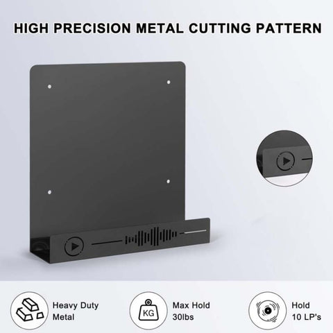 Vinyl Record Storage Wall Mounted Display Rack, YH011-1, YH011-2