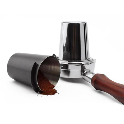 Thickened Coffee Catchers Espresso Machine Handle Catch Tool, 51mm Stainless Steel Mirror, 53mm Stainless Steel Mirror, 58mm Stainless Steel Mirror, 51mm High Temperature Teflon, 53mm High Temperature Teflon, 58mm High Temperature Teflon