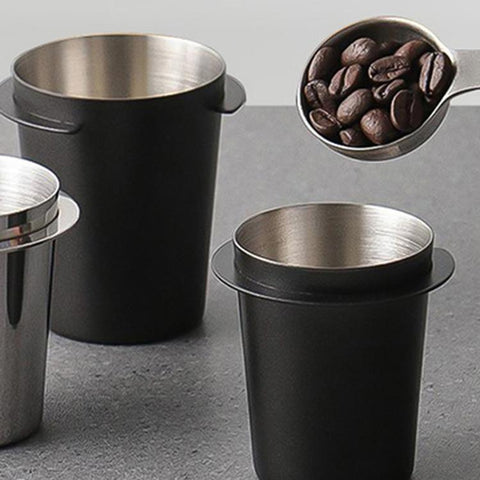 Thickened Coffee Catchers Espresso Machine Handle Catch Tool, 51mm Stainless Steel Mirror, 53mm Stainless Steel Mirror, 58mm Stainless Steel Mirror, 51mm High Temperature Teflon, 53mm High Temperature Teflon, 58mm High Temperature Teflon