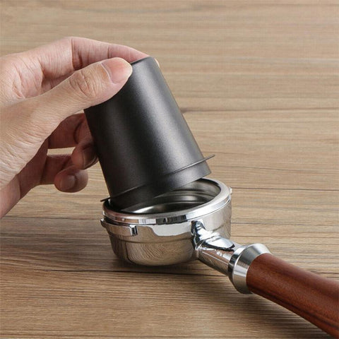Thickened Coffee Catchers Espresso Machine Handle Catch Tool, 51mm Stainless Steel Mirror, 53mm Stainless Steel Mirror, 58mm Stainless Steel Mirror, 51mm High Temperature Teflon, 53mm High Temperature Teflon, 58mm High Temperature Teflon