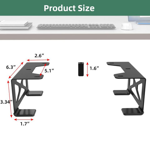 For Xbox One S / X, Xbox 360 Under Desk Storage Stand Rack