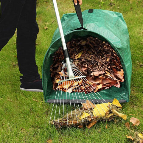 Garden Leaf Bag Organizer Large Capacity Garden Weed Cleanup Bag, 53Gallons