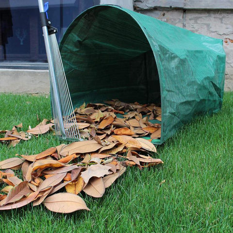 Garden Leaf Bag Organizer Large Capacity Garden Weed Cleanup Bag, 53Gallons