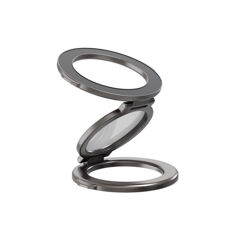 Foldable Double-sided Magnetic Phone Holder Gym Car Universal Stand, Basic Black, Basic Silver, Mirror Type Black, Mirror Type Silver