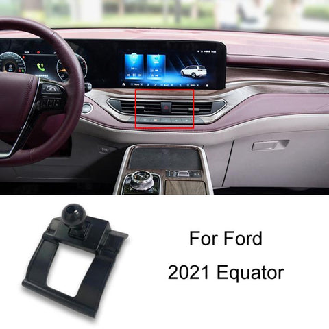 For Ford Left Driving Car Special Mobile Phone Navigation Bracket Base, 05-11 Focus, 07-13 Mondeo Zhisheng, 09-14 Festiva, 12-16 Focus, 13-18 Mondeo, 13-21 Kuga, 13-21 Mondeo, 14-19 Escort, 15-17 Karry K50, 15-19 Taurus, 15-20 Edge/Edge ST, 15-21 Musta...