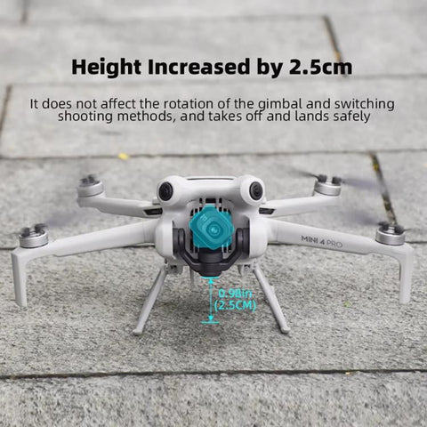 For DJI Mini 4 Pro BRDRC Booster Landing Gear Folding Strap Kickstand
