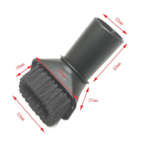 For Karcher / Miele / Bosch / Philips Vacuum Cleaner 32mm Soft Brush Nozzle 2.863-221.0, Black, White, Black+White, Black+White+3532 Adaptor