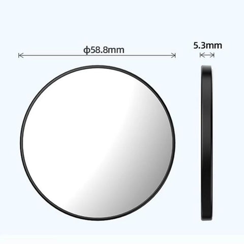 HEPAIL 101D-A Cell Phone Magnetic Selfie Mirror Magsaef Rear HD Photo Assist Convex Mirror