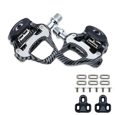 RACEWORK R358 Road Bike Self-locking Pedal Bearing Bicycle Pedal, For LOOK system, For SPD system