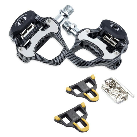 RACEWORK R358 Road Bike Self-locking Pedal Bearing Bicycle Pedal, For LOOK system, For SPD system