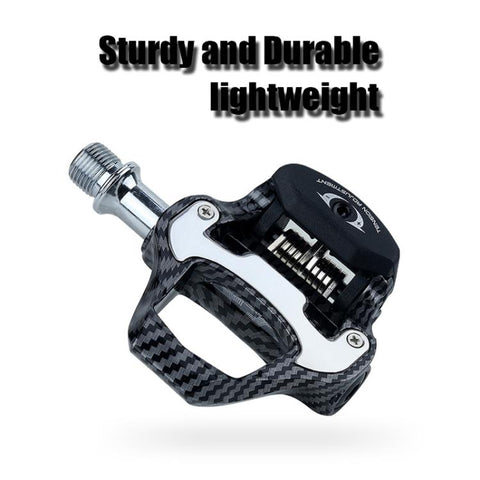 RACEWORK R358 Road Bike Self-locking Pedal Bearing Bicycle Pedal, For LOOK system, For SPD system