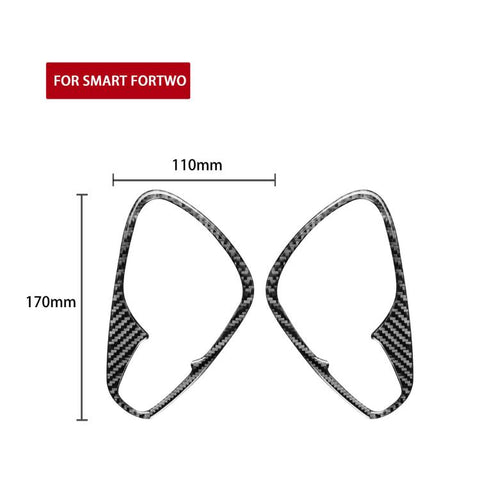 For 2011-2015 Mercedes-Benz Smart Fortwo 2pcs /Set Door Handle Stickers