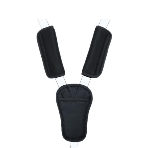 Baby Stroller Seat Belt Shoulder Guard, Black Regular, Black Nylon Patch, Black Crotch Protector, Black Regular 3pcs /Set, Black Nylon 3pcs /Set