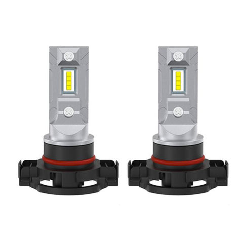 2pcs Mini 1:1 Direct Plug Car LED Headlight Bulb, H1, H3, H7, H11, 9005, 9006, H16, P13W, 9012