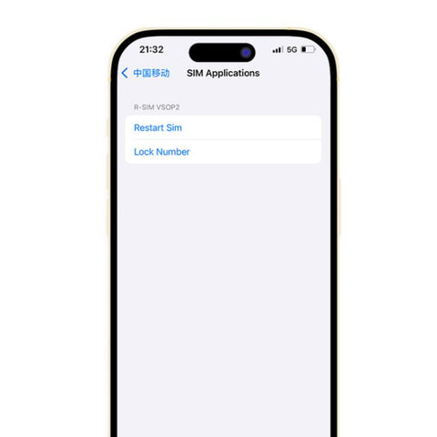 R-SIM VSOP 2 SIM Unlock Chip with SED/MEP Mode for iPhone 13-16 Dual SIM Models, VSOP 2