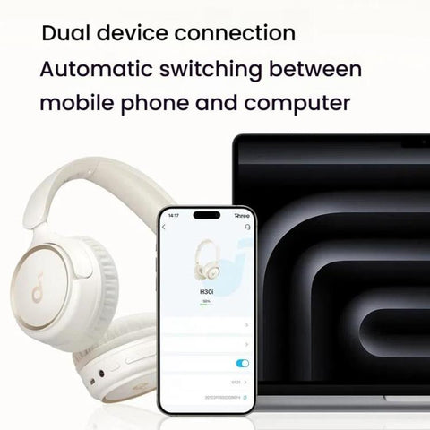 Soundcore H30i A3012 Headband Wireless Bluetooth Headset