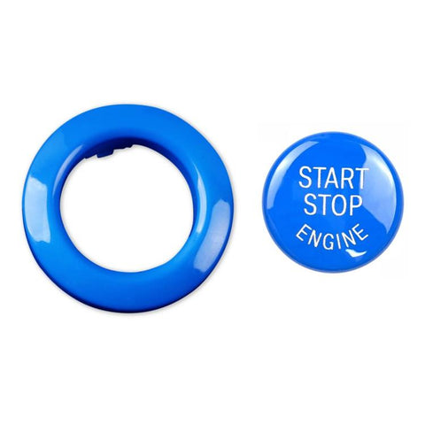 For BMW E90 / E91 / E92 / E60 2pcs /Set One-Key Start Button Cover Decoration