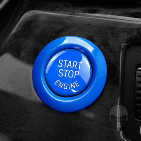 For BMW E90 / E91 / E92 / E60 2pcs /Set One-Key Start Button Cover Decoration