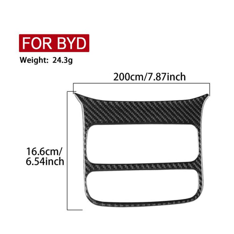 For 2022-2025 BYD Seal Rear Air Conditioning Adjustment Frame Decorative Sticker
