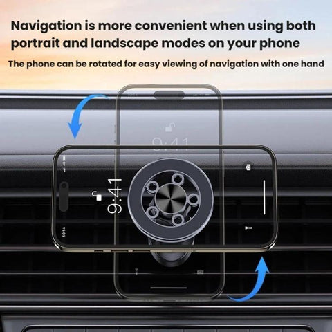 Car Vent Hanging Hook Stable Anti-Shake Magnetic Phone Holder, FG-05