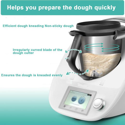 Stainless Steel Dough Mixer Knife Replacement Durable Baking & Cooking Accessories, For Thermomix TM31, For Thermomix TM5/TM6