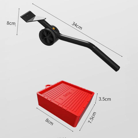 5 In 1 Universal Wheel Heavy Object Moving Tool 350kg Capacity Square Base