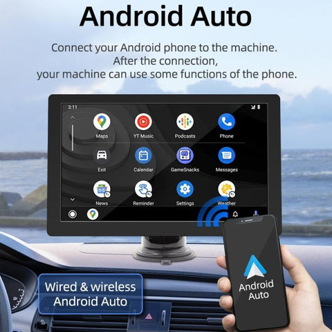 Car Universal Screen Stereo HD MP5 Player Reversing Monitor With Rear View Camera, With Rear View Camera