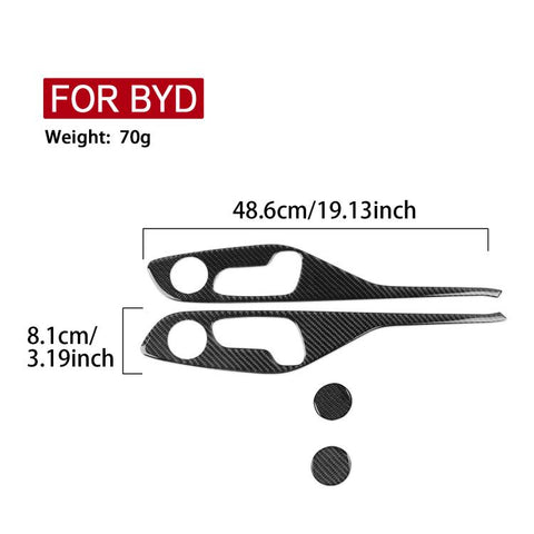 For 2022-2025 BYD Seal 4-Piece/Set Seat Adjustment Decorative Stickers