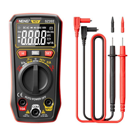 ANENG High-precision Maintenance Multi-function Digital Display Multimeter, SZ202 Black, SZ202 Red