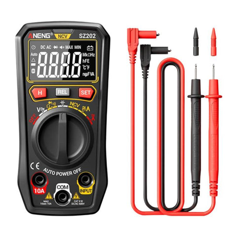 ANENG High-precision Maintenance Multi-function Digital Display Multimeter, SZ202 Black, SZ202 Red