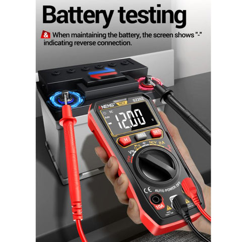 ANENG High-precision Maintenance Multi-function Digital Display Multimeter, SZ202 Black, SZ202 Red
