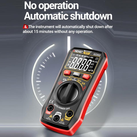 ANENG High-precision Maintenance Multi-function Digital Display Multimeter, SZ202 Black, SZ202 Red
