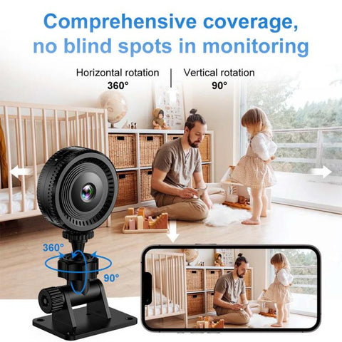 Mini Portable Multi-function Monitoring Fisheye Wide Angle Lens, C8