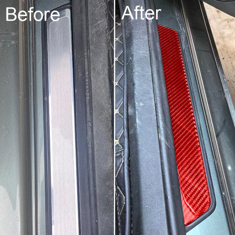 For 2019-2024 Cadillac CT5 Left-Hand Drive 2pcs /Set Door Sill Stickers